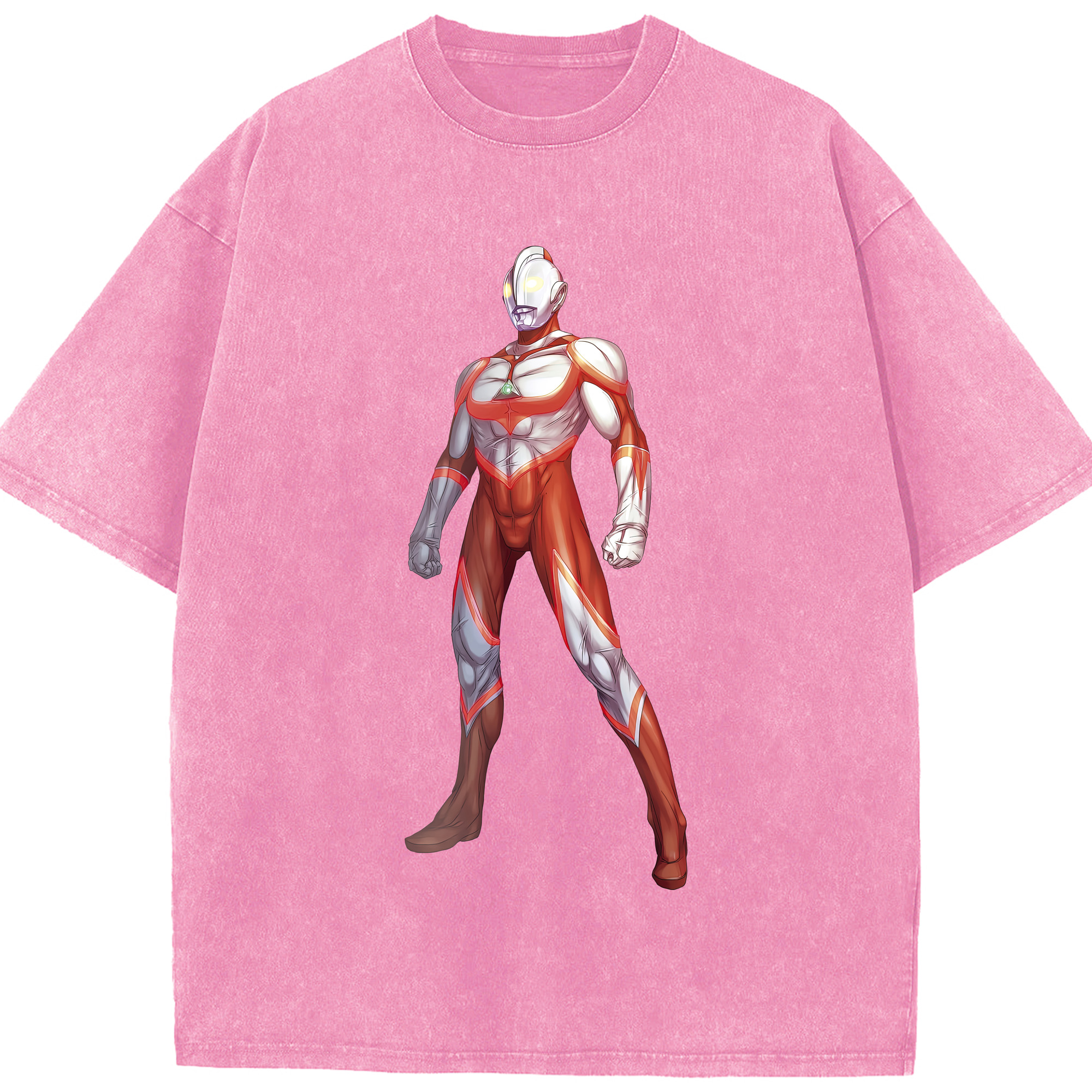 （画像用） ウルトラマン Ultraman 綿100% ヴィンテージ風 半袖Tシャツ（フロントプリント）